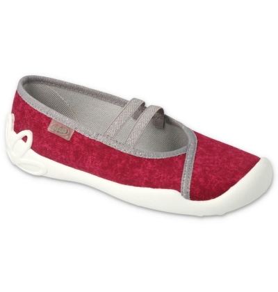 116Y306 31 - dívčí balerínky Befado červené