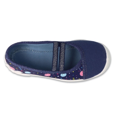 116Y316 31 - dívčí balerínky Befado 2g, modré