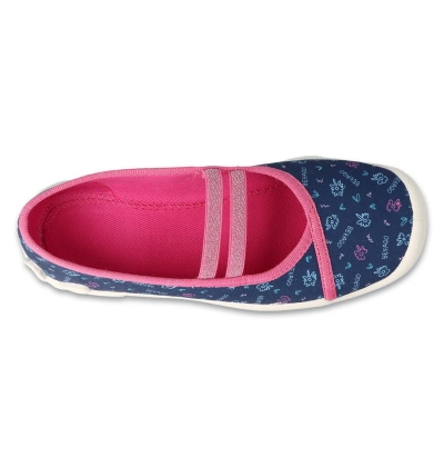 116Y320 31 - dívčí balerínky Befado 2g, modré