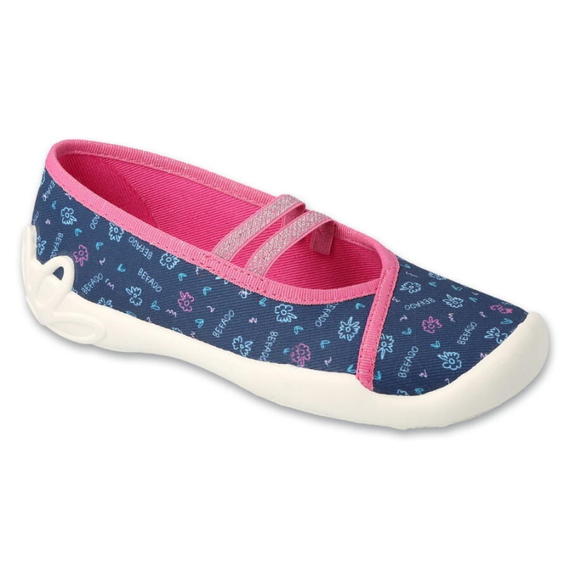 116Y320 31 - dívčí balerínky Befado 2g, modré