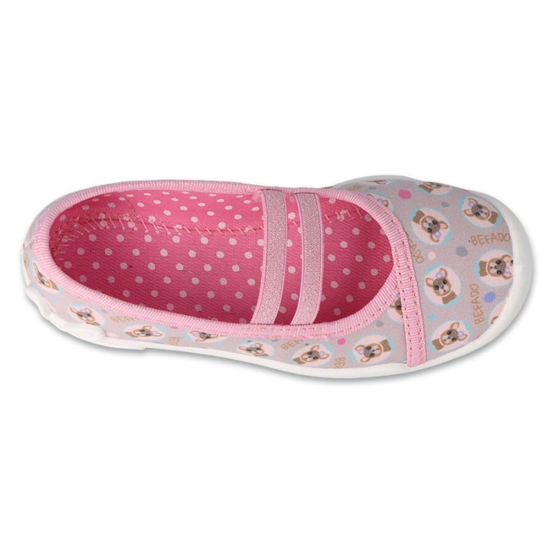 116Y325 - dívčí balerínky Befado 2g, pejsci