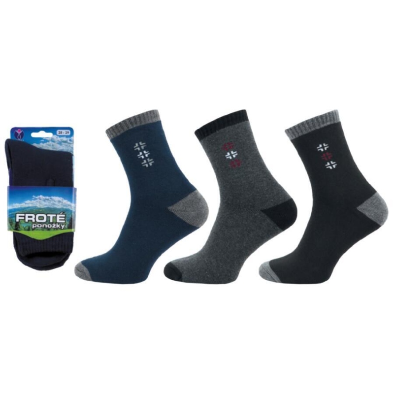 1260 (152N) Pánské froté ponožky, 28-29 (42-43)