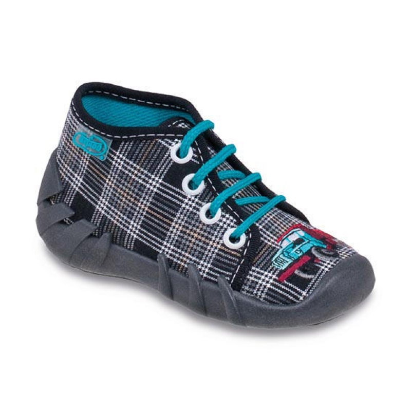 130P033 18 - chlapecké šněrovací bačkorky,náklaďák