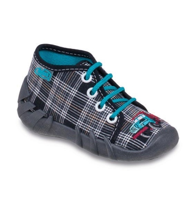 130P033 18 - chlapecké šněrovací bačkorky,náklaďák