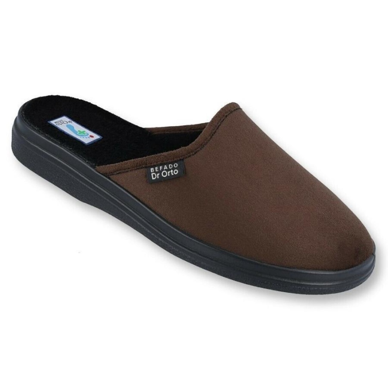 132M009 - Befado Dr. ORTO - pantofle pánské hnědé