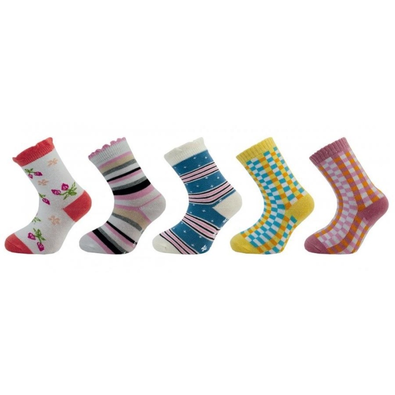 1512 (51N) dívčí ponožky s ABS, 12-13 (18-20)