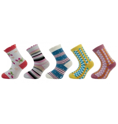 1512 (51N) dívčí ponožky s ABS, 12-13 (18-20)