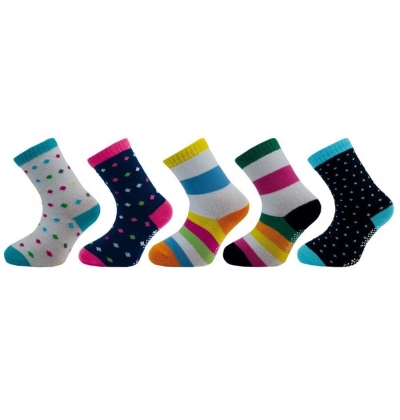 1513 (54N) dívčí ponožky s ABS, 12-13 (18-20)