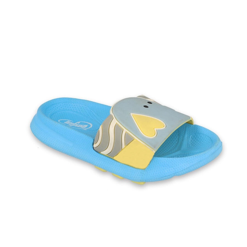 152X002 26 - dětské pantofle Befado ANIMALS modré