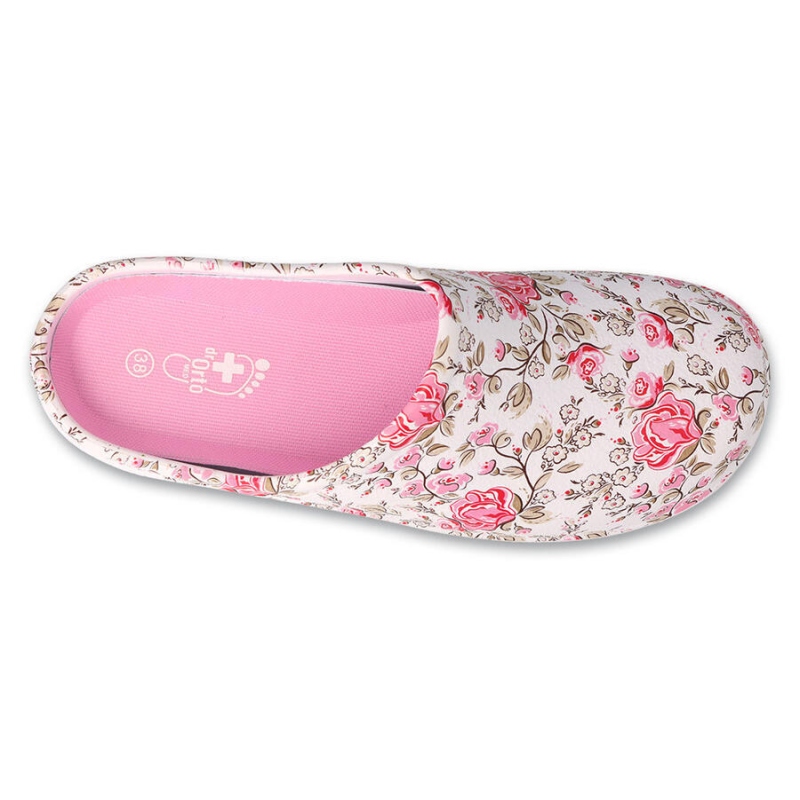 154D104 - Befado Dr. ORTO - dámské pantofle květované