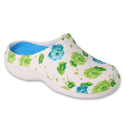 154D109 - Dr. ORTO MED - dámské pantofle, květy