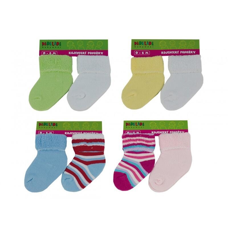 1562 (139P) PIDILIDI,kojenecké FROTÉ-2 pár 0-12měs