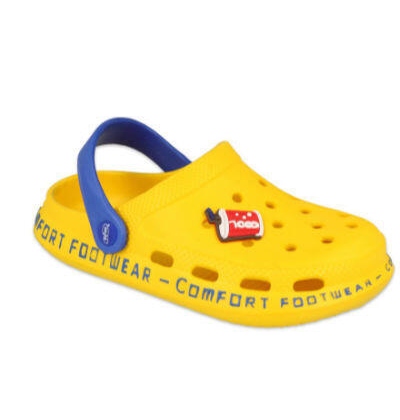 159Y100 30 - dětské pantofle Befado COMFORT žluté