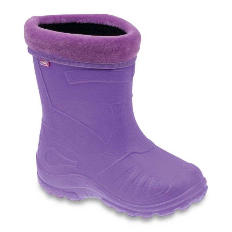 162P102 gumáčky / holínky BEFADO EVA KOLMAX 050 fialové zateplené vložkou mrazuvzdorné do -30´C