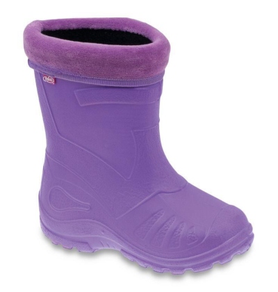 162P102 gumáčky / holínky BEFADO EVA KOLMAX 050 fialové zateplené vložkou mrazuvzdorné do -30´C
