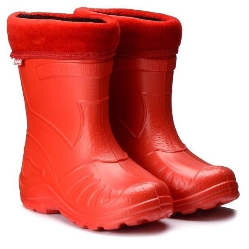 162P105 gumáčky / holínky BEFADO EVA KOLMAX 050 červené zateplené vložkou mrazuvzdorné do -30´C