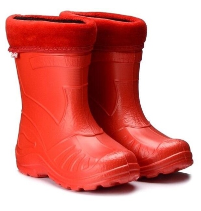 162P105 gumáčky / holínky BEFADO EVA KOLMAX 050 červené zateplené vložkou mrazuvzdorné do -30´C