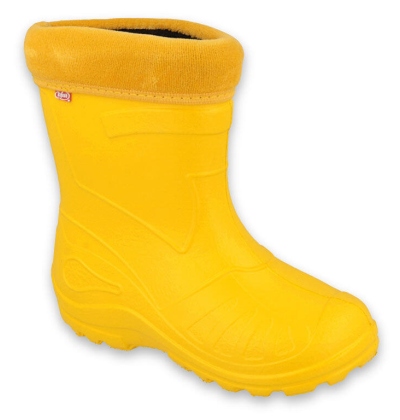 162P107 gumáčky / holínky BEFADO EVA KOLMAX 050 žluté zateplené vložkou mrazuvzdorné do -30´C