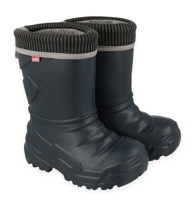 162X304 / 162Y304 - zateplené holínky Befado tmavě modré