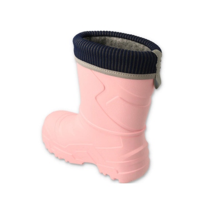 162X307 / 162Y307 zateplené holínky Befado světle růžové