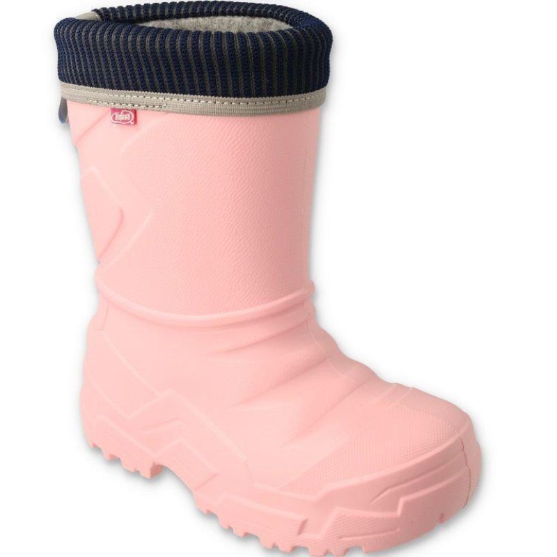 162X307 / 162Y307 zateplené holínky Befado světle růžové