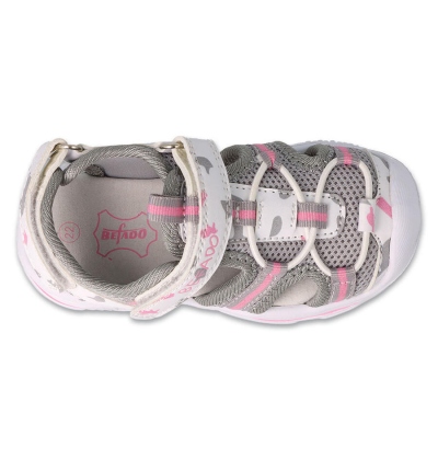 170P076 - dívčí sandálky Befado SPORT s koženou stélkou (vroubkovaná špice)