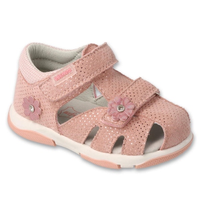 170P079 - dívčí sandálky Befado FLOWER růžové