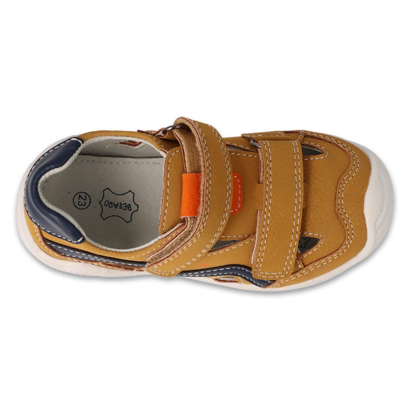 170P084 - chlapecké sandálky Befado SNAKE hnědé