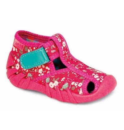 190P039 25 - dívčí suchý zip s otv., růžové