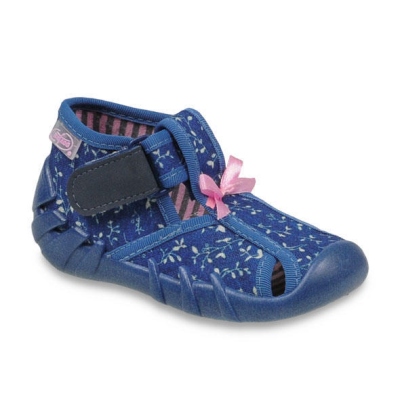 190P061 21 - dívčí bačkorky Befado 1SZ, modrá