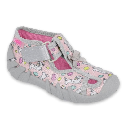 190P099 18 - dívčí bačkorky Befado 1SZ, lamy