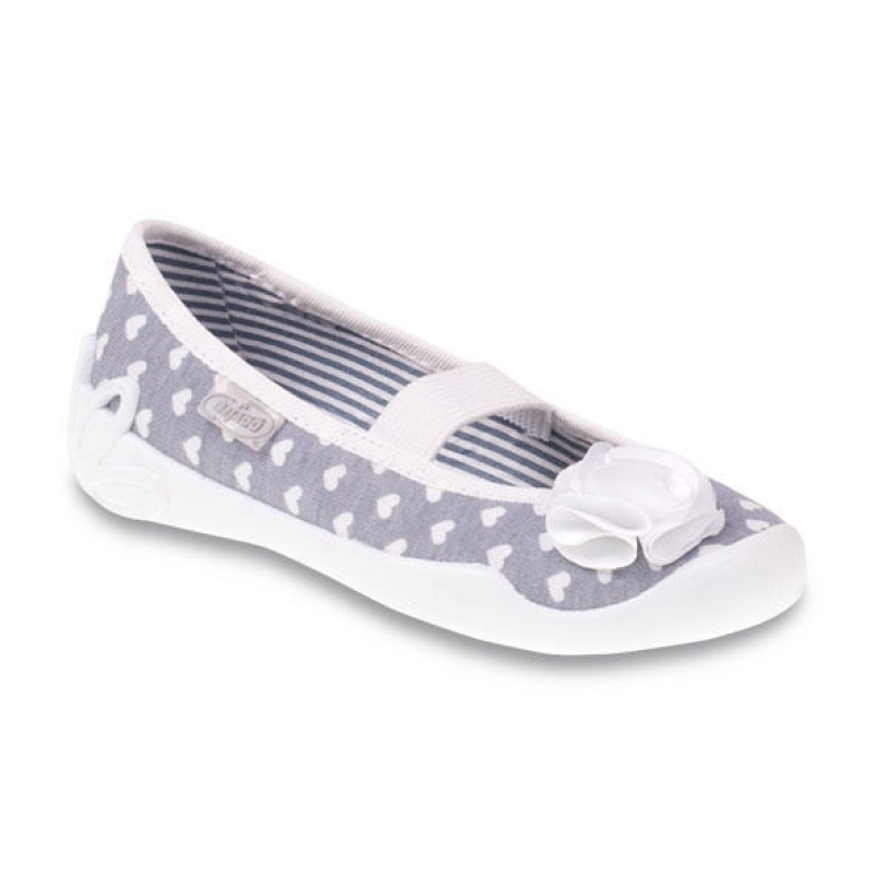 193X055 25 - dív.níz.,1 gumka,šedá, bílá srdíčka