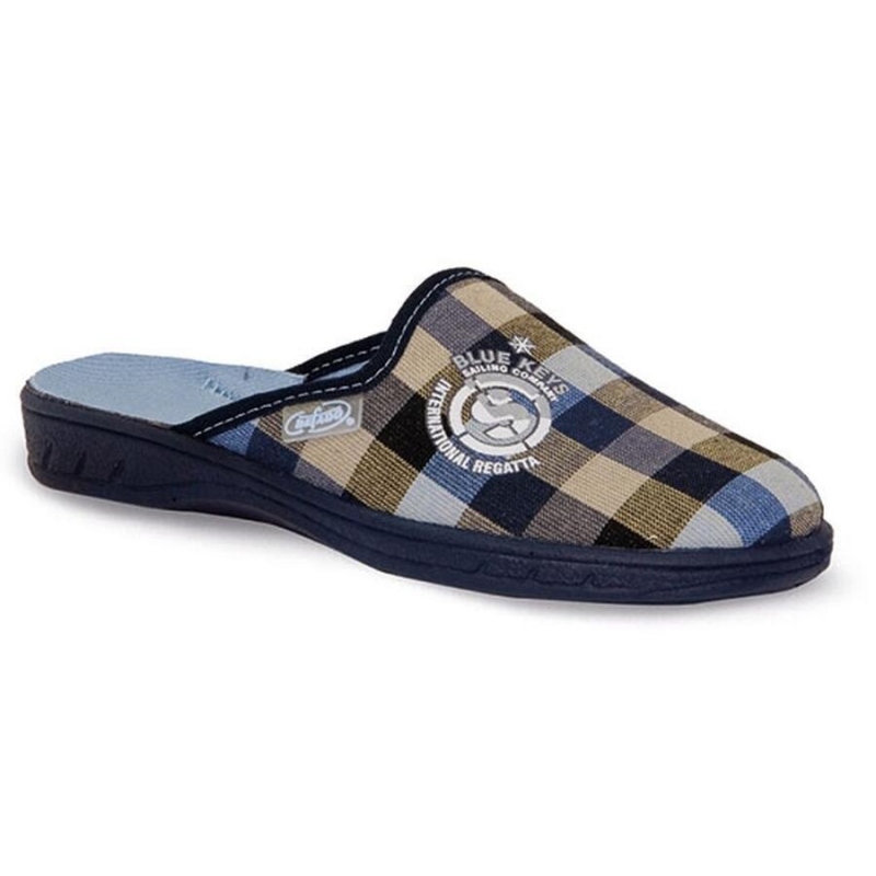 201Q083 40 - chlapecké pantofle Befado kostka