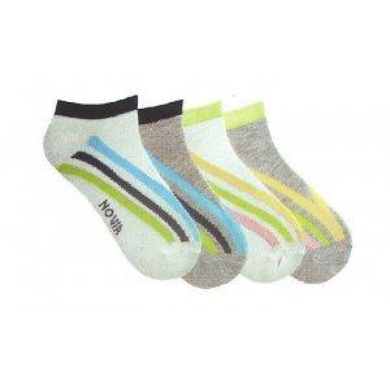 206N - dámské kotníkové, pruhy, 24-25 (37-38)