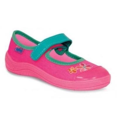 208X019 25 - dívčí balerínky Befado, růž-zelené