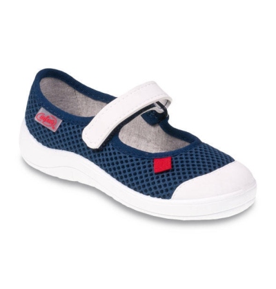 208X036 25 - dív.níz.,SZ,gum.špička, bílomodrá,kož