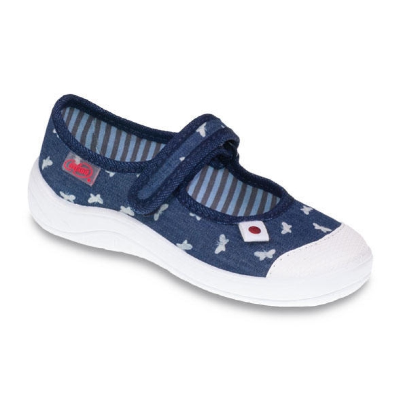 208X038 25 - dív.níz.,SZ,gum.špička,modrá,motýlci