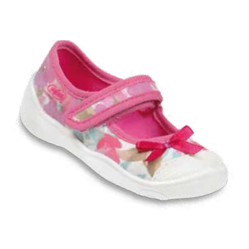 209P020 20 - balerínky na SZ, růž.potisk, mašlička