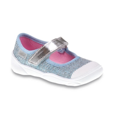 209P030 18 - dív.níz.suchý zip, modro-stříbrná