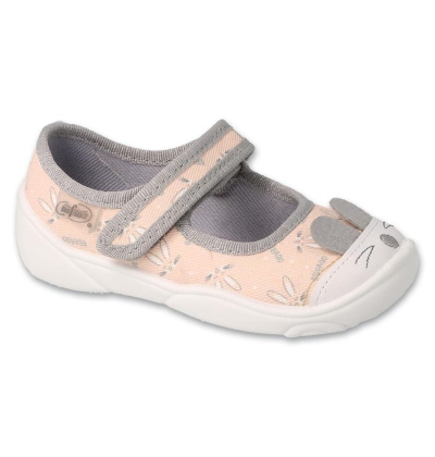 209P036 18 - dívčí balerínky Befado, zajíček