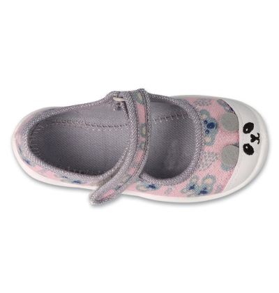 209P038 - dívčí balerínky Befado růžové, koala