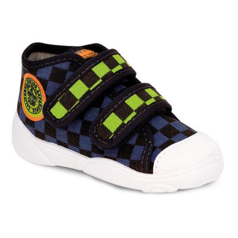 212P030 20 - dět.tenisky, 2 SZ, šachovnice