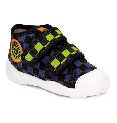 212P030 20 - dět.tenisky, 2 SZ, šachovnice