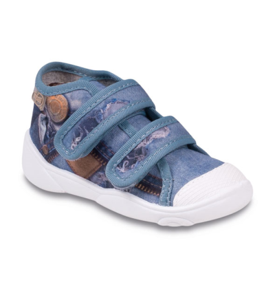 212P039 18 - dětské tenisky,2 SZ,potisk riflový