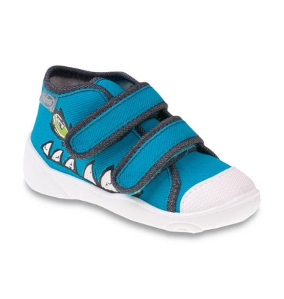 212P043 18 - chl.tenisky,2 SZ,modré,zuby