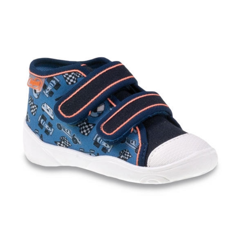 212P053 18 - chl.tenisky,2 SZ, modrá, formule