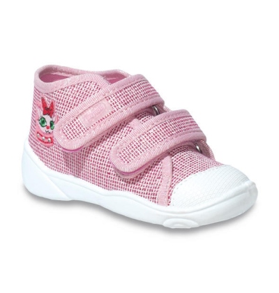 212P056 18 - dívčí tenisky, 2 SZ, růžová, kočička