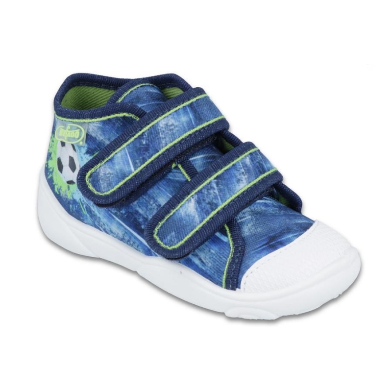 212P058 18 - chl. tenisky, 2 SZ, modrá, fotbal.míč