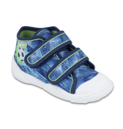 212P058 18 - chl. tenisky, 2 SZ, modrá, fotbal.míč