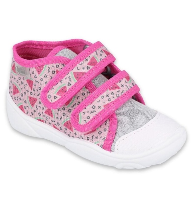 212P072 18 - dívčí tenisky Befado růžové, meloun